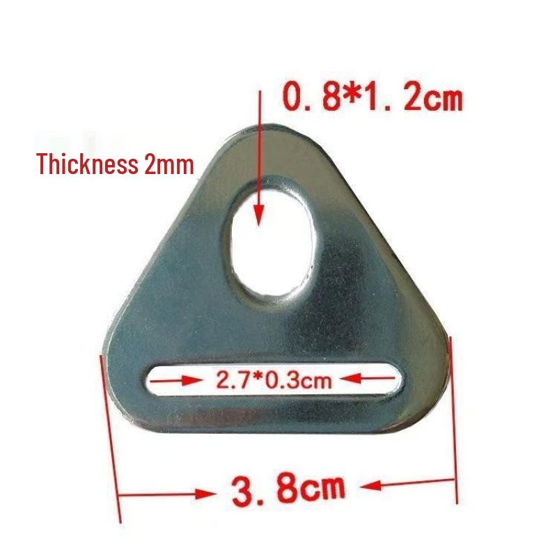 Camping Tent Rope Adjuster - Self-Locking Triangle Pole Buckle for Outdoor Canopy Tightening.