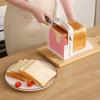 New Foldable Toast Bread Slicer Stand Baking DIY Toast Loaf Slicing Machine Tool Homemade Bread Bread Cutting Guide Tool