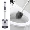 Toilet Cleaner Brush Long-Handle Toilet Brush Cleaner And Holder Ergonomic Scrub Resistant Scrubber Cleaning Tool For Stone