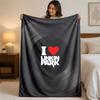 Linkin Park Druck Flanelldecke Gemütliche Leichte Plüschdecke für Bett Sofa Haushalt