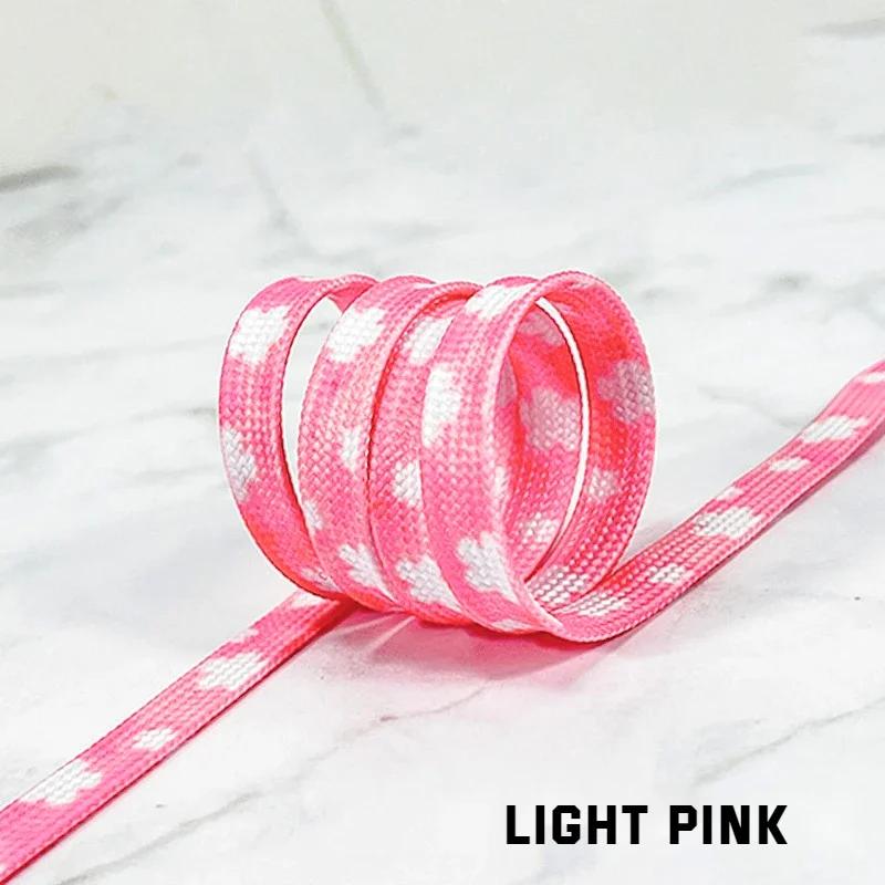 New Daisy Cherry Rope Shoe Laces Flower Shoelace for Sneakers Strap Sports Shoelaces Rubber Bands for AF1/AJ1 Shoes Accessories