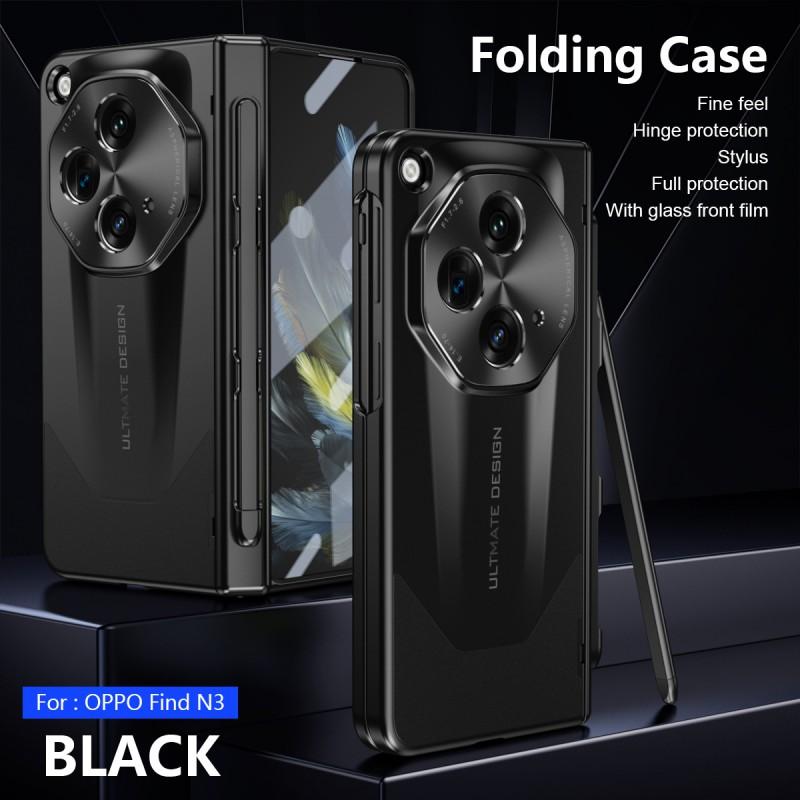 OPPO Find N3 Full Coverage Phone Case With Hinge Protection Lens Guard PC Hard Shell Anti-Scratch Shockproof