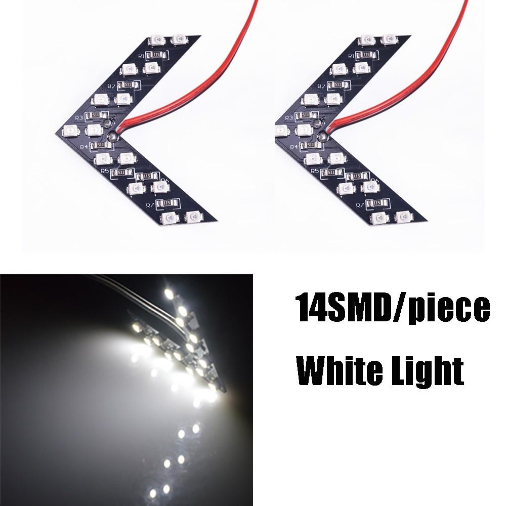 2pcs Led Arrow Panel Durable Practical 12 V Car Accessories Led Turn Signal Light Car Led Rearview Mirror Panels Indicator Light