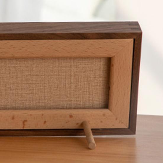 45950 Holes Photo Stand Mortise And Tenon Joint Black Walnut Picture Frame