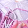 Ladies' Summer Camisole Dress Women Irregular Tassel Print Dress Casual Fashionable Long Skirt
