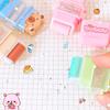 Aesthetic stationery back to school supplies Kawaii Stationery items capybara Erasers rubber cute Pencil sharpener