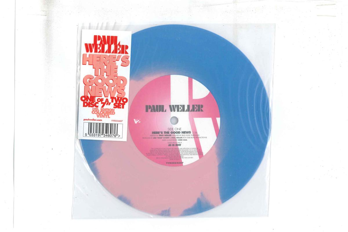 

7inch Record PAUL WELLER - Here s The Good News VVR5034607 V2 2005 UK Rock Used