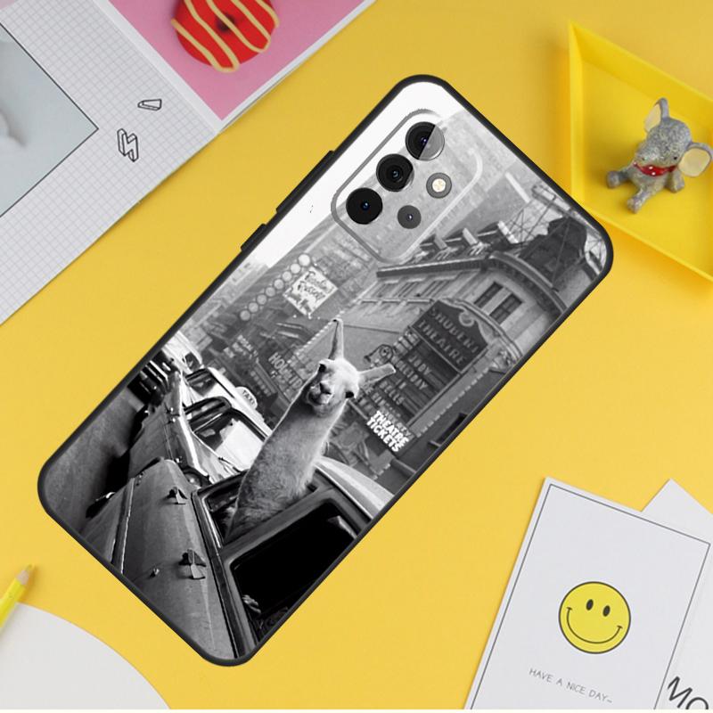 Cute Alpaca Donkey Case For Samsung Galaxy A55 A35 A25 A15 A51 A71 A12 A32 A52 A13 A33 A53 A14 A34 A54 Coque