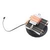 CPU Cooler 4 Copper Heat Pipes 3Pin Colorful Quiet Cooling Fan Replacement for LGA 775 1150 1155 1156 1151 1366 AM2 3 4