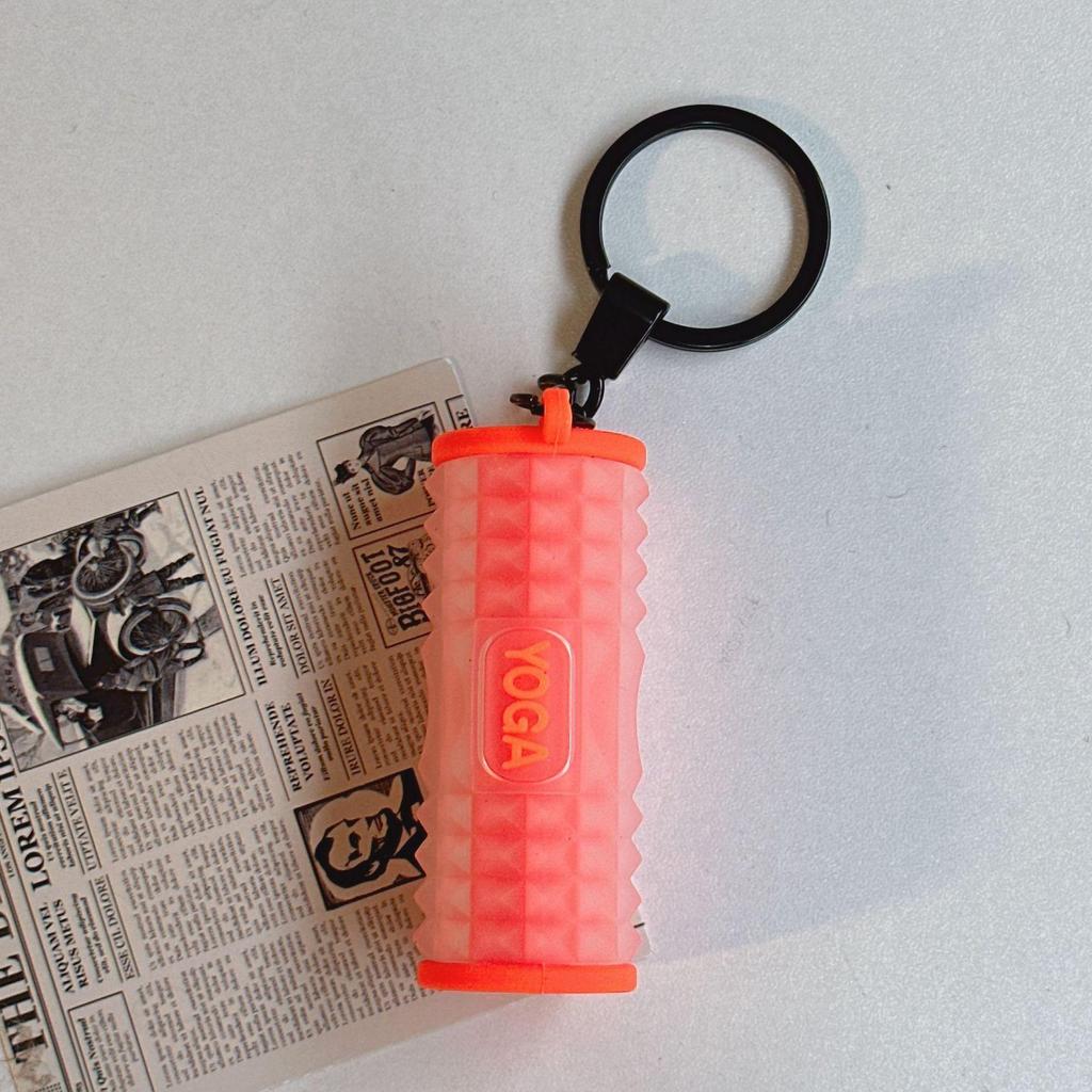 Eco Mini Gummi Pickleball Schläger Schlüsselanhänger - Sportrucksack Anhänger