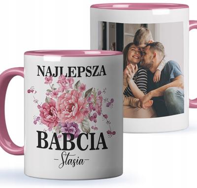 Tasse Geschenk zum Oma- und Opa-Tag Für die liebe Oma + Name + Foto