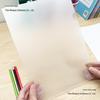 Customizable A4/A5 L-Shaped Transparent Folder with PP Two-Page Insert Cover