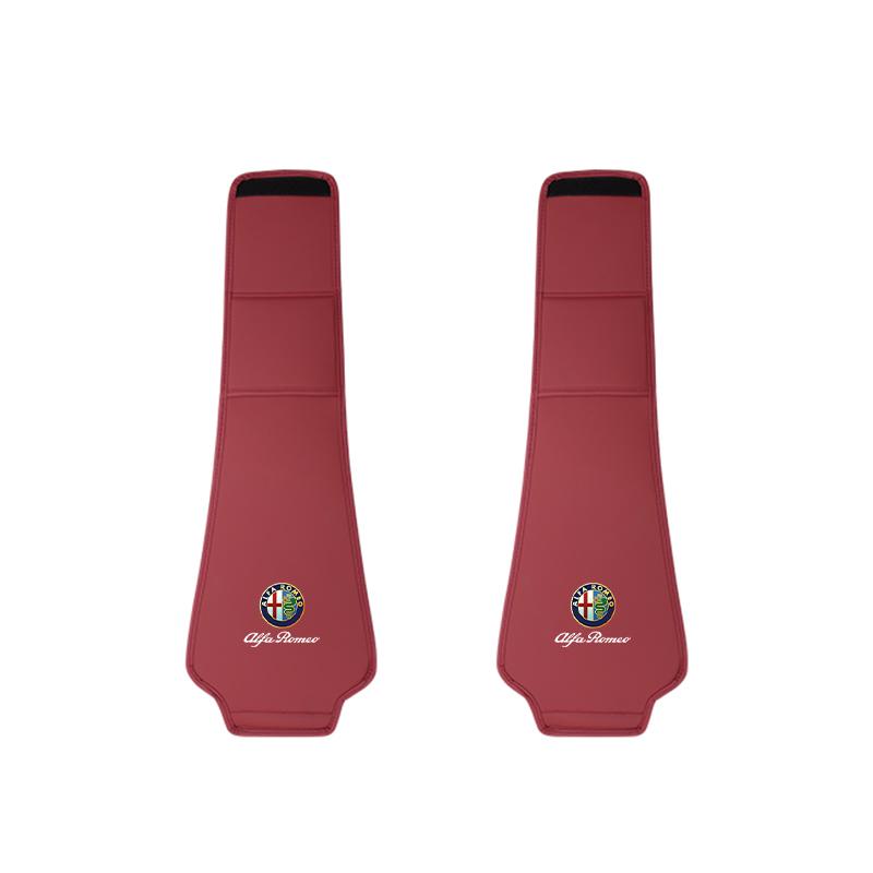 For Alfa Romeo Lær Bilsete Hodestøtte Anti-skitten Elastisk Putebeskytter Beskyttende Deksel For Alfa Romeo 4C 159 166 Giulia Giuliett