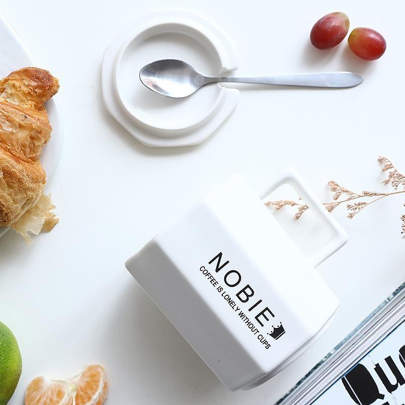 

Simple creative geometric shape mug water cup coffee cup ceramic cup 301-400ml