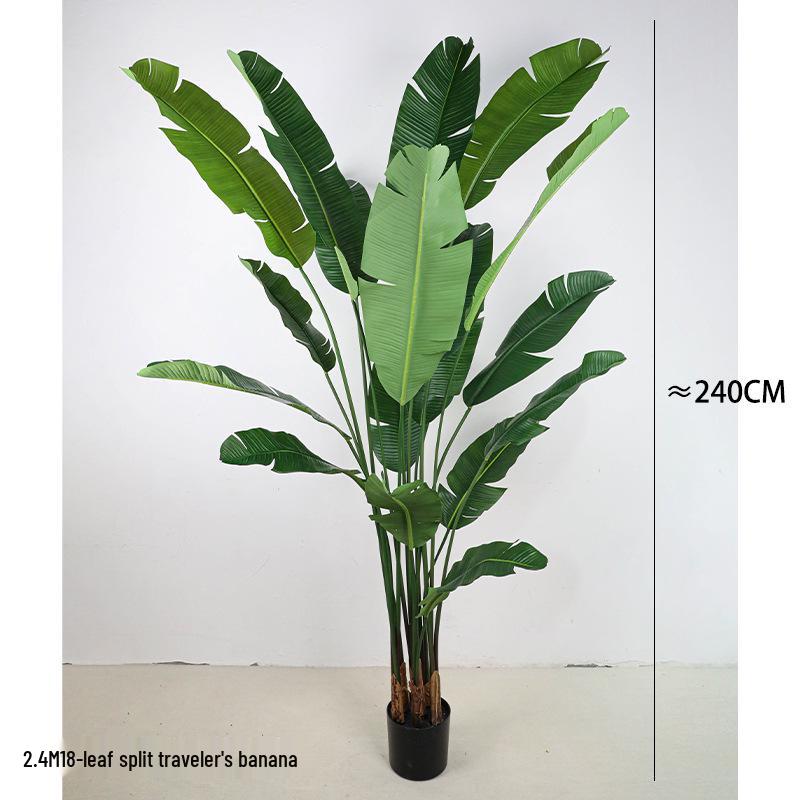 Large Monstera Banana Leaf Plant for Indoor Display and Corner Landscaping