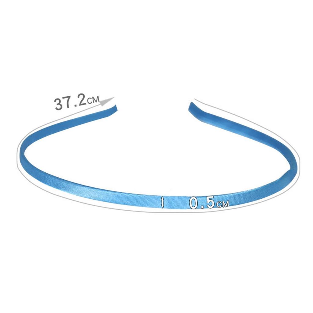 5mm Široká Barevná Tenká Čelenka Ozdoba do Vlasů Jednoduchá Základní Čelenka na Mytí Obličeje Temperamentní Vlasová Obruč Dětské Vlasové Doplňky