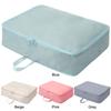 Space Saving Self Compression Organizer with Zipper Comforter Storage Bag Blanket Storage Bags for Comforters Blankets Bedding