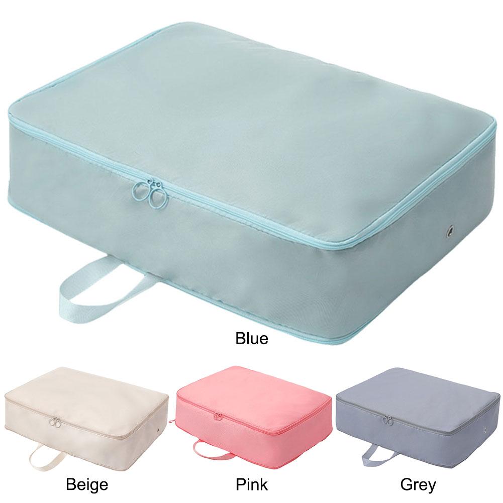 Space Saving Self Compression Organizer with Zipper Comforter Storage Bag Blanket Storage Bags for Comforters Blankets Bedding