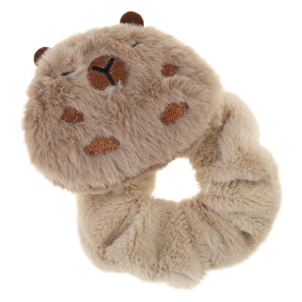 Kids Capybara Furry Hair Tie for Party Halloween Headwear for Music Festivals Photo Booth Props for Girls Photo Props