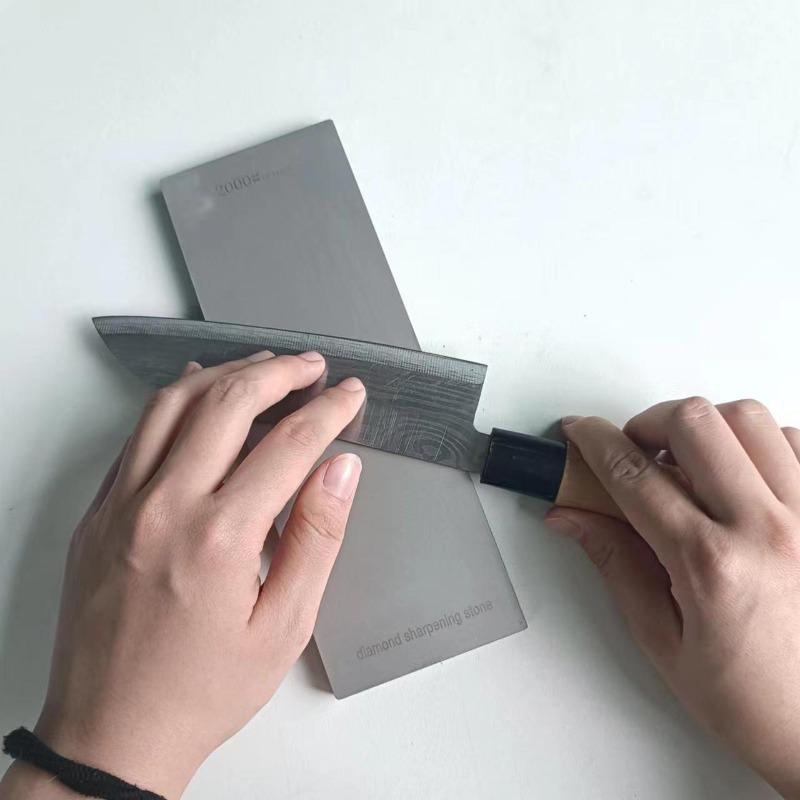 Diamond Sharpening Stone Knife Sharpener Hard Base Non-slip Grit 80-3000# Diamond Tools Fine Grinding Whetstone 230*80mm