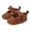 Spring Autumn Baby Girls Cotton Shoes Toddlers Prewalkers Cute Bow Shoes Infant Soft Bottom First Walkers 0-1Y
