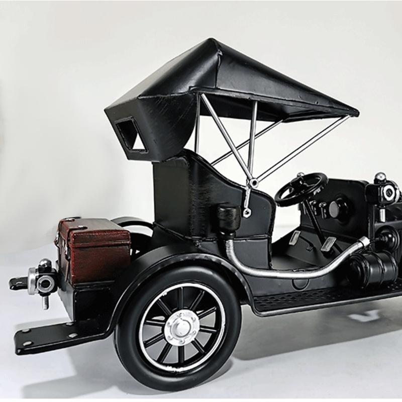 Time Honored Iron Car Model Decoration With Traditional and Farmhouse Styles Desktop Vehicle Figurine Ornament
