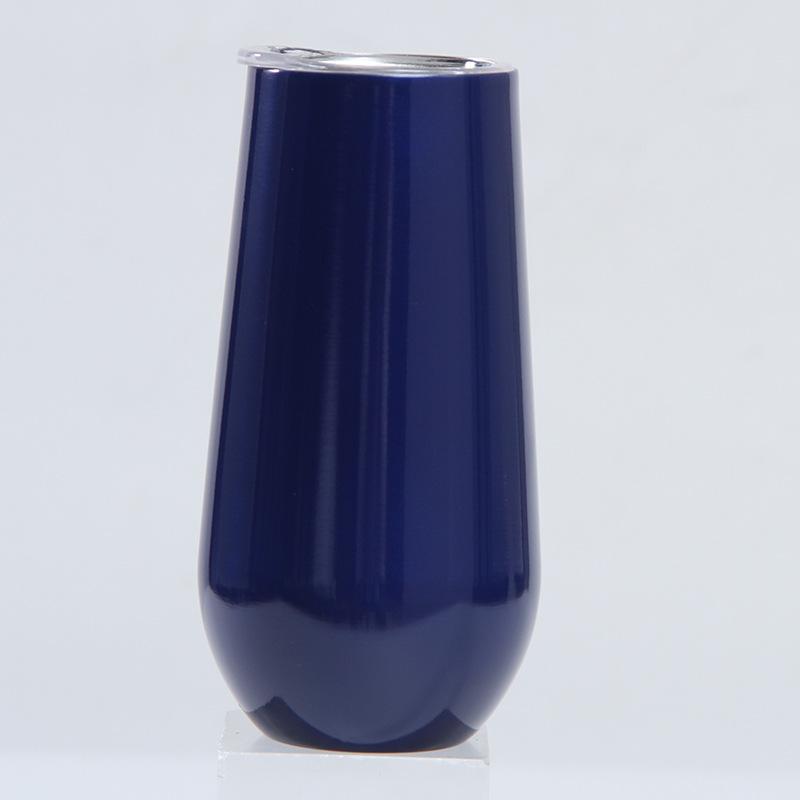 6Oz Eggshell Cup 304 Stainless Steel Swig Double-Layer Vacuum Thermos Cup Creative Red Wine Glass U-Shaped Cup