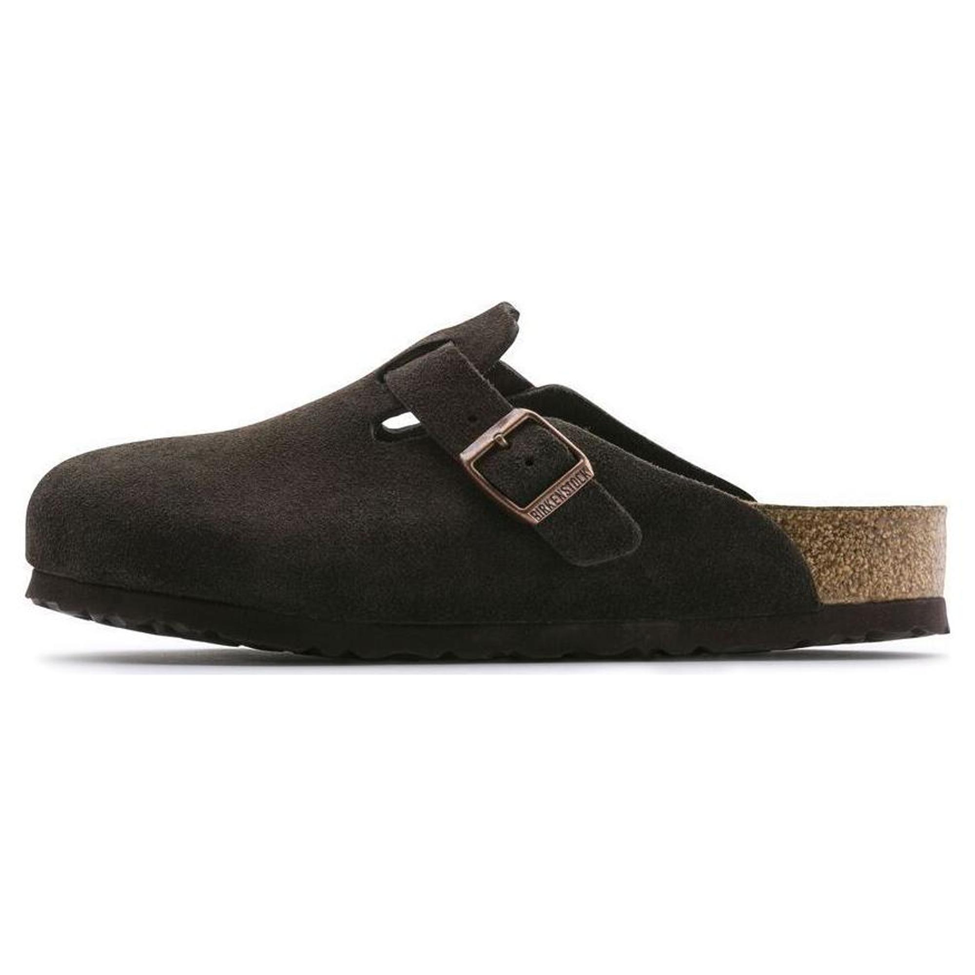 Бостон Birkenstock с мягкой стелькой, замша, цвет Мокка 0660463 37