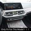 Carbon Fiber Center Console Volume Knob Frame Trim For BMW X5 G05 2019-2020