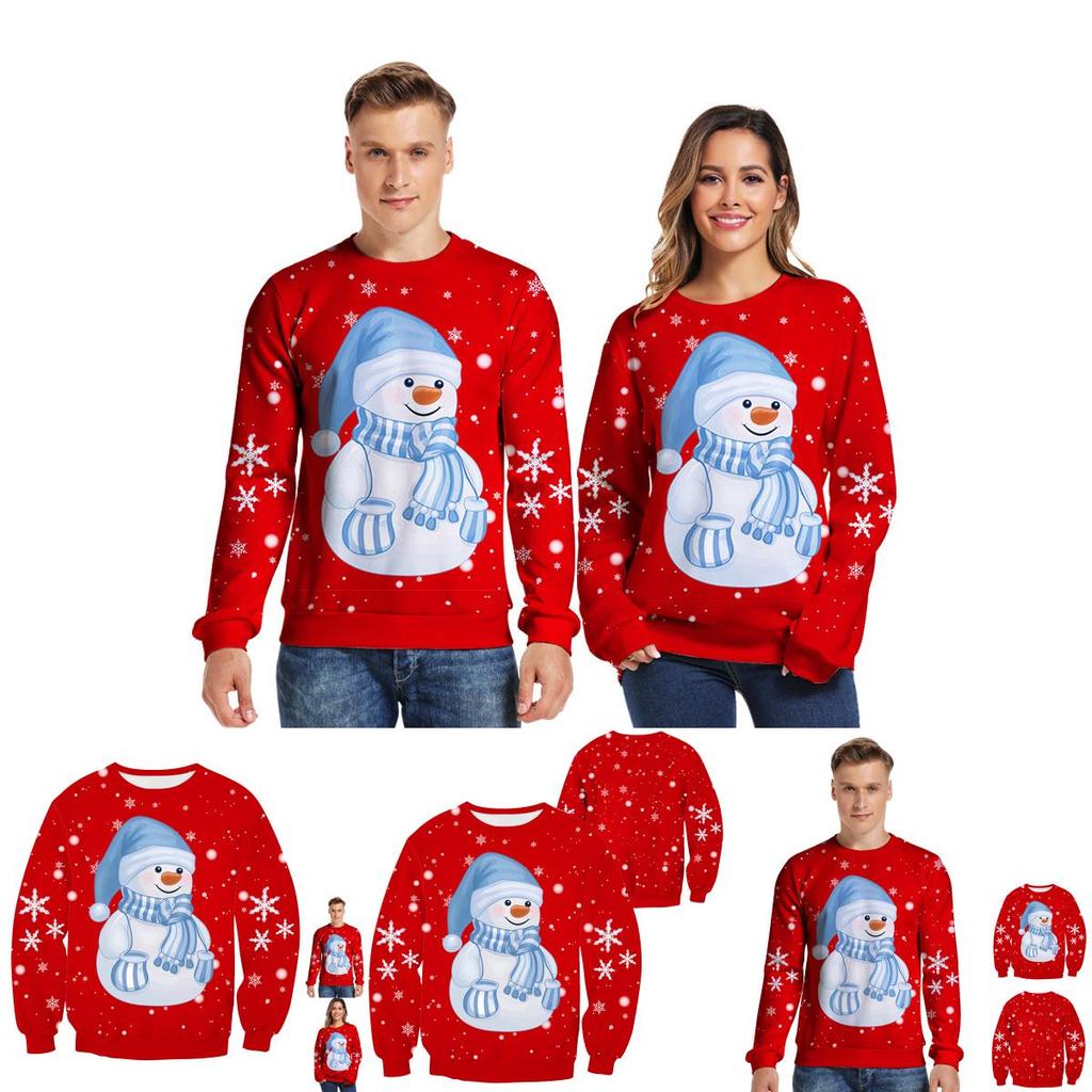 Festive Women's Xmas Jumper With Soft Material And Breathable Long Sleeves