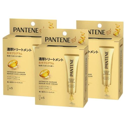 

Средство для смывания Pantene (крем для волос) Одноразовый размер 15 г x 5 флаконов x 3 коробки Интенсивное восстановление повреждений [Оптовая закупка]