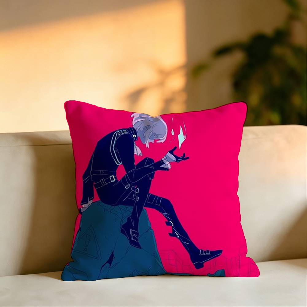 The Popular Anime PPromare Square DoubleSided printed Pillow Case Bedroom Bedside Pillow Sofa Cushion Cover