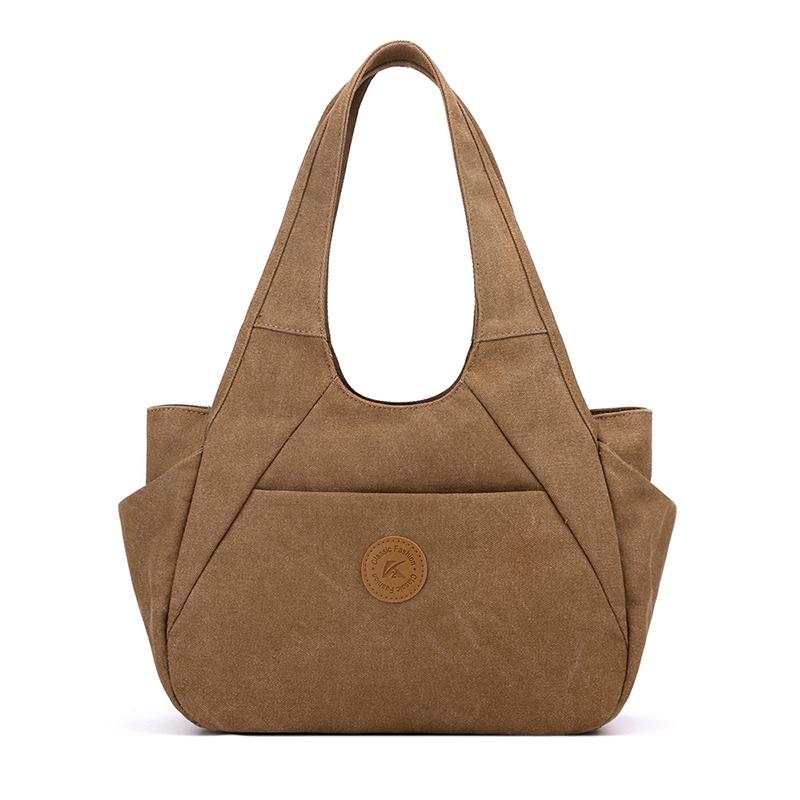 Velkokapacitní plátěná taška Tote Bag Dámská taška Kabelka
