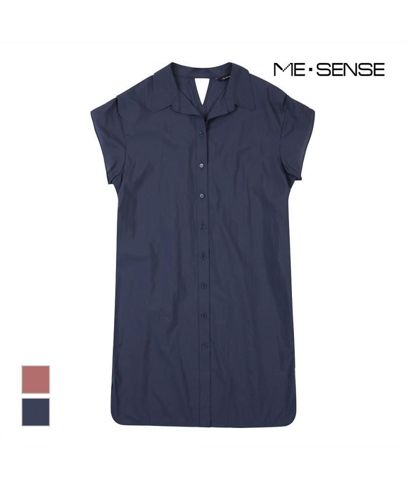 MESENSE Simple Collar Belted Dress_Mb15Opp104A