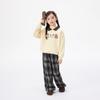 Girls' Embroidered Fleece Sweatshirt