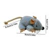 Cat Toy Mouse Built-in Sound Compact Play Game Stuffed Cat Toys for Daily Ground Home Indoor Outdoor Birthday Holiday Pet