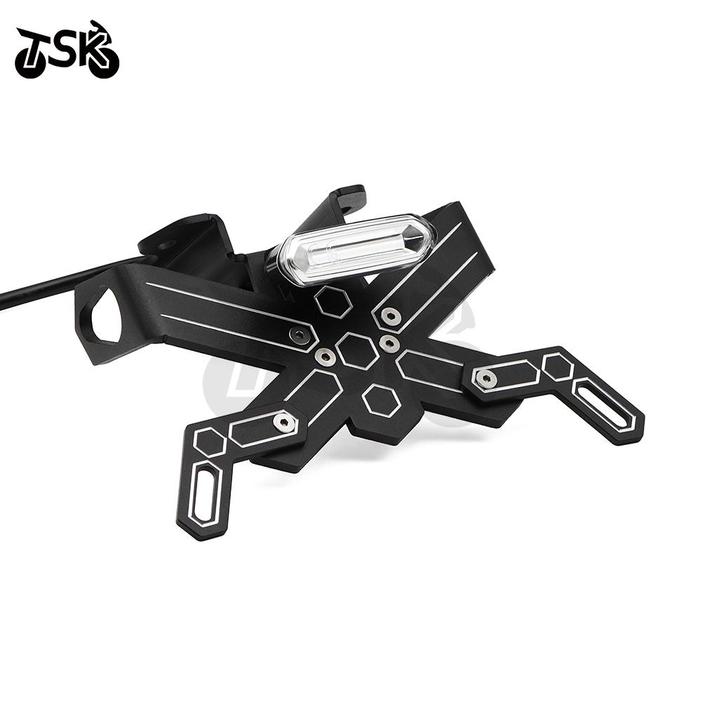License Plate Holder LED Light For YAMAHA MT07 MT 07 2014-2020 Motorcycle Tail Tidy Fender Eliminator Rear Bracket FZ07