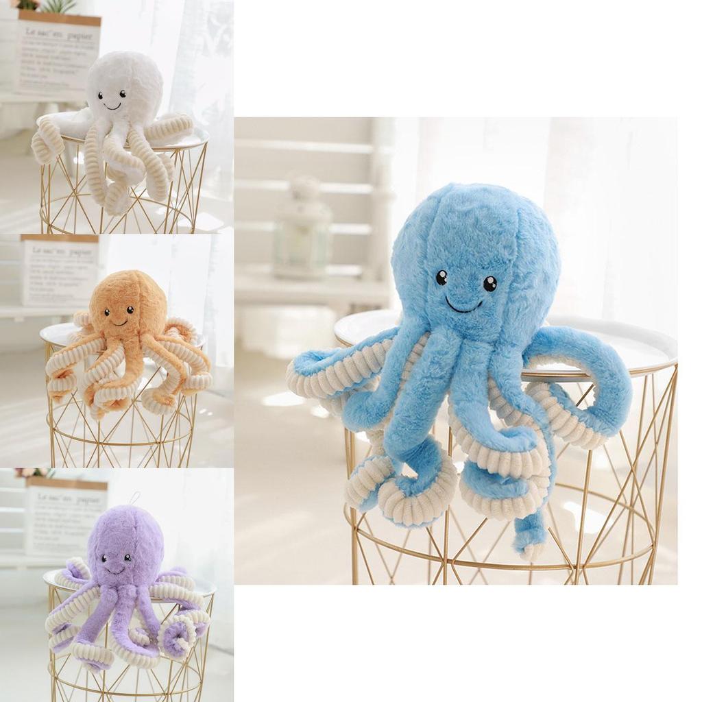 Adorable 15.7'' Octopus Plush Stuffed Toy Pillow For Kids And Home Decor