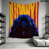 The Weeknd Wall Tapestry Aesthetic Wall Hanging Printed Fabric Blanket Decorative Tapestries for Bedroom Living Room Home Decor