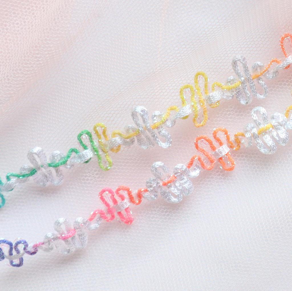 Floral HyunA Style Choker Necklace - Colorful Spring & Summer Korean/Japanese Jewelry