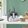 Kids Insulated Lunch Bag 22x14x19cm Cooler Bag for Food & Drink Aluminum Foil Inner Layer Gray XTO