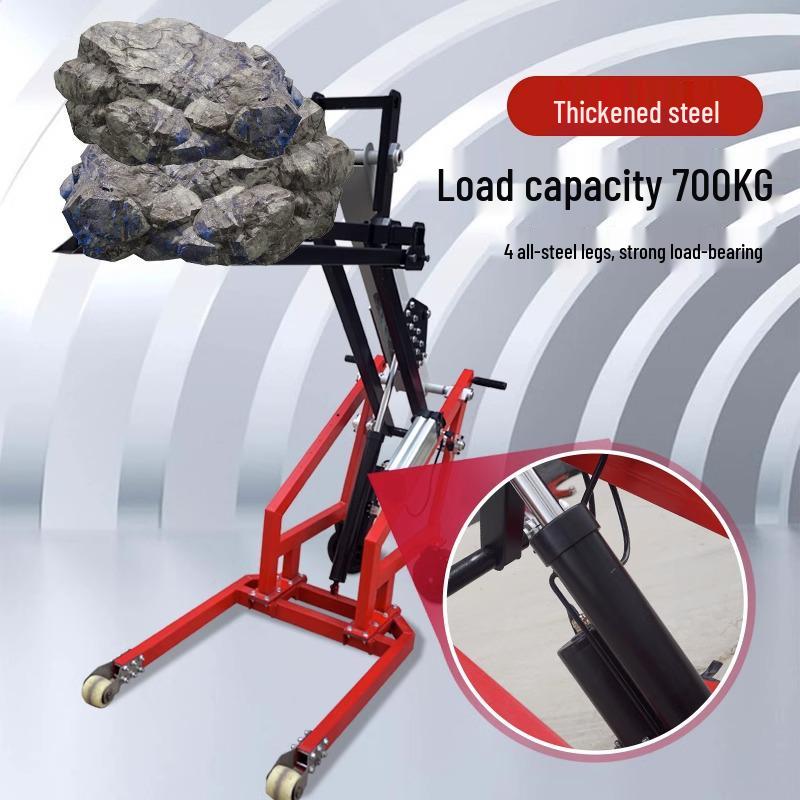 Compact Electric Forklift: Portable Articulated Hand Pallet Stacker for Loading & Unloading