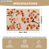4/6pcs, Maple Leaf Pattern Placemats, Autumn Theme Design, Washable And Easy-To-Clean Table Mats, Suitable for Autumn Decor, Indoor Dining Room Decor,