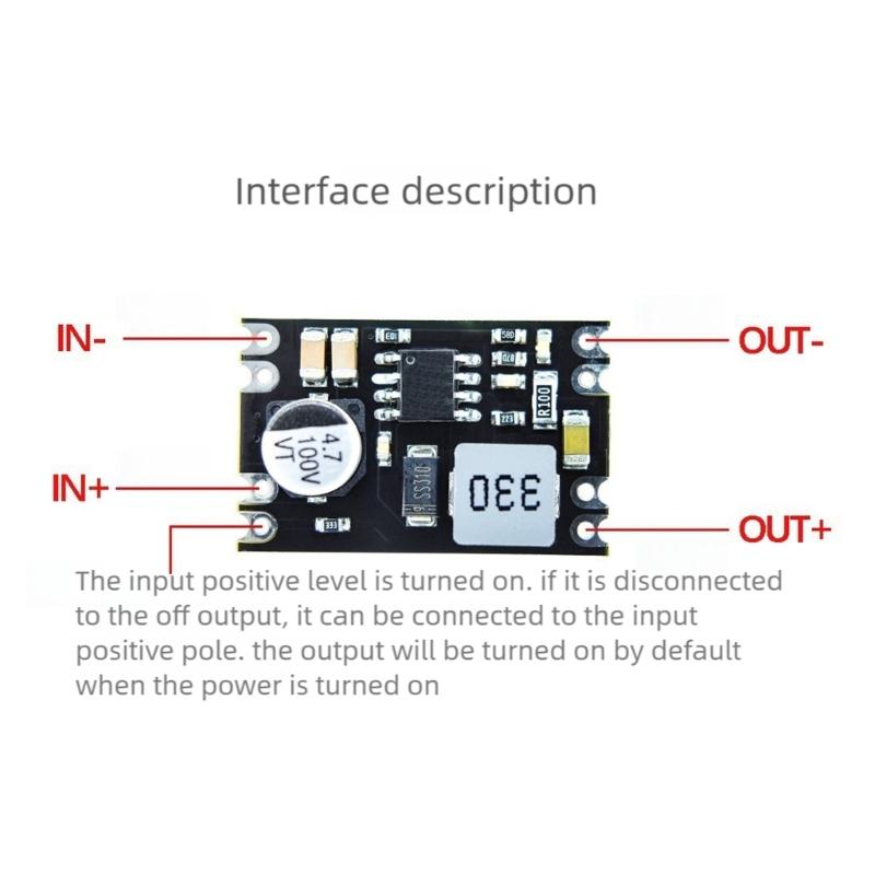 Compact DC5-24v Step Down Power Supply Module with Multiple Output Voltages 5V 9V 12V 24V
