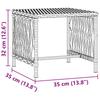 Sun Lounger Set 3 pcs Grey and Dark Grey 55 x 200 x 92 cm