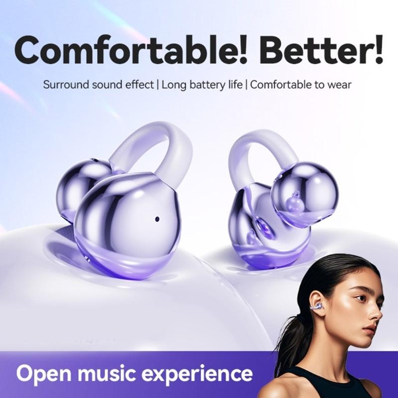 M91 Wireless Bluetooth-compatible Earbuds Comfortable Fit IPX5 Waterproof Sports Earphones BLE5.49 for Men Women