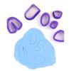 40Pcs Clay Jewelry Making Set with 5 Color Soft Clay, Sculpting Modelling Tool Clay Cutter, Earring Hooks for Artist Kid