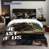 Survival Postapocalyptic World Three-piece set (1 * duvet cover + 2 * pillowcase, without core) 2D Flat Bedding set Duvet cover and pillowcase