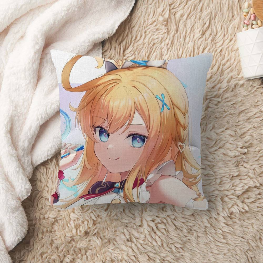 Game Genshin Impact Escoffier Personalized Pillow Cover Kids Bedroom Wild Party Decor Pillowcase Kid Birthday Shower Gift