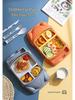 6-Piece Children's Wheat Tableware Set – Baby Plate, Knife, Fork, Spoon, Cup & Divided Cartoon Plate